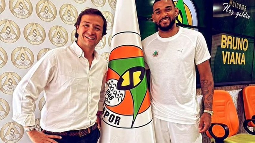 Alanyaspor anuncia Bruno Viana (Foto: Reprodução/X)