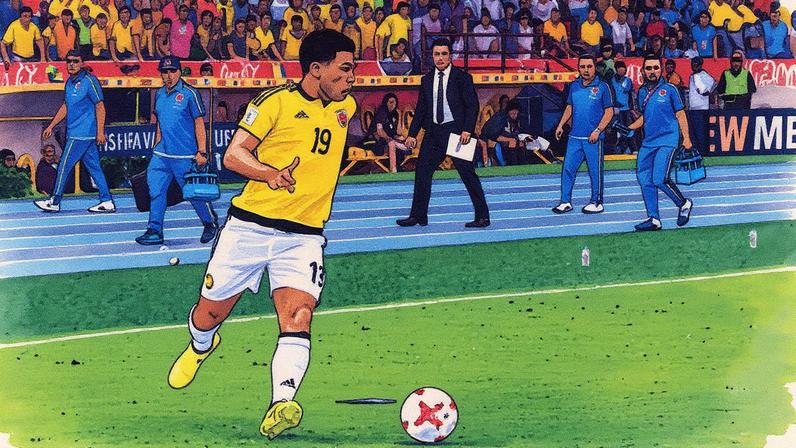 Teo Gutierrez, que jogou a Copa do Mundo do Brasil, em 2014, ameaçou de morte homem com quem pegou dinheiro emprestado (Foto: Reprodução)
