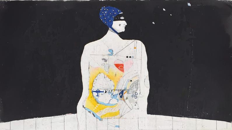 Imagem de Lynn Hershman Leeson, Xray Woman in Bathing Cap (X-Ray Woman 2) (1966). Apresentada em For Dear Life: Art, Medicine and Disability no MCASD, parte da terceira edição do PST Art (Foto: Lynn Hershman Leeson e Altman Siegel Gallery)