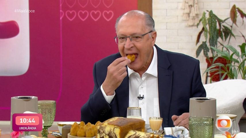 Alckmin no programa de Ana Maria: acerto (Foto: Reprodução/Globoplay)