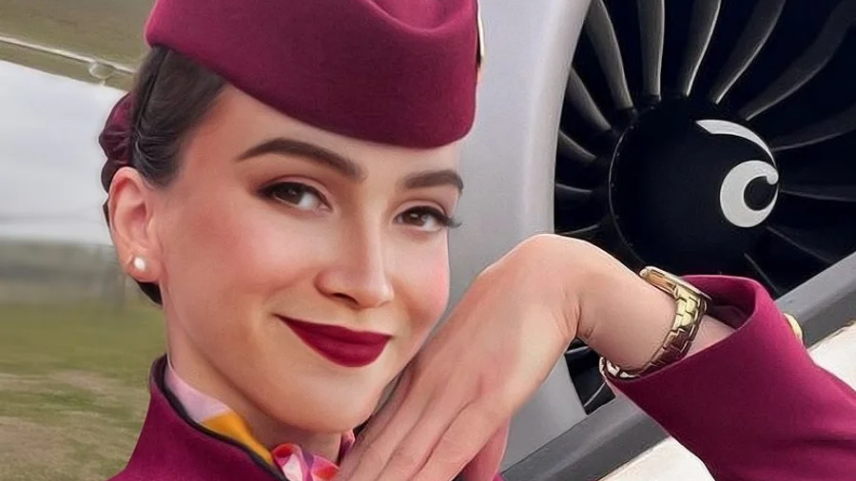 Sama é totalmente feita por inteligência artificial e existe em metaverso proprietário da Qatar Airways (Foto: Qatar Airways/Reprodução)