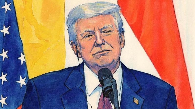 O presidente dos EUA, Donald Trump, adotou medidas restritivas a ministros do STF após decisões tomadas pela Corte contra Jair Bolsonaro (Foto: Alex Brandon/AP)
