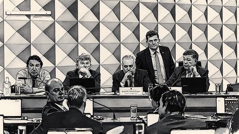 Reunião da Comissão Parlamentar Mista de Investigação (CPMI) que vai investigar fraudes no INSS (Foto: Wilton Junior / Estadão)
