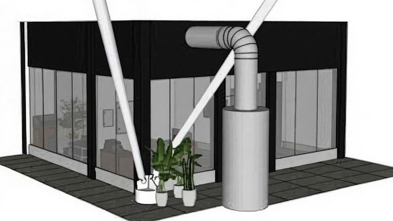 Croqui representativo de como deve ficar a sala VIP do TST após as obras. (Foto: Reprodução)