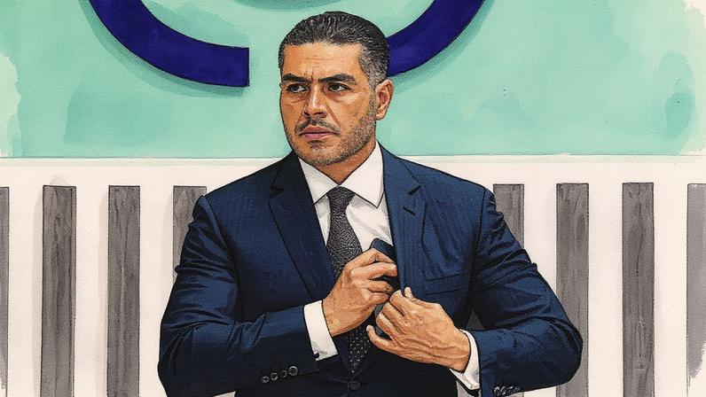 Omar García Harfuch na Cidade do México, em 20 de agosto. (Foto: Mario Jasso - Cuartoscuro)