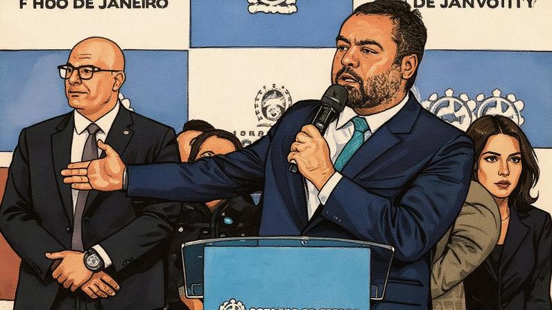 Governador Cláudio Castro durante evento na Baixada Fluminense (Foto: Divulgação/Palácio Guanabara)