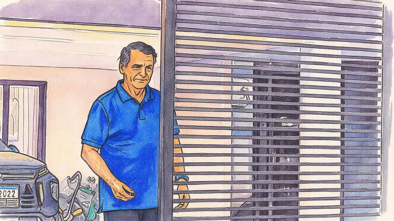 Ex-presidente Jair Bolsonaro em prisão domiciliar em Brasília (Foto: Reprodução)