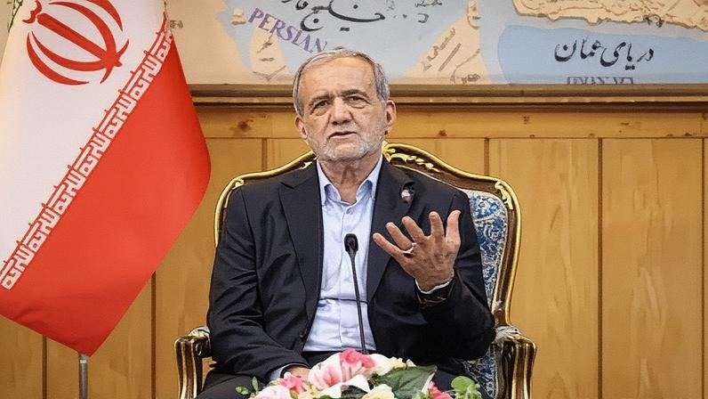 Iranian president Masoud Pezeshkian. Photograph: Anadolu/Getty Images