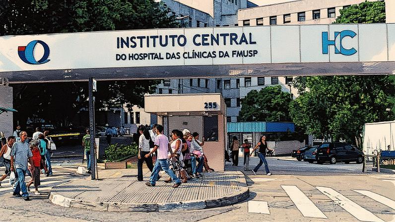 Instituto Central do Hospital das Clínicas é o único hospital público (Foto: Reprodução)