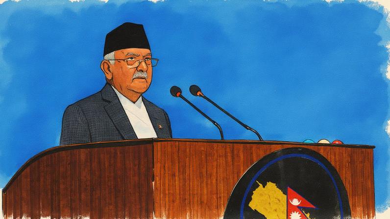 K.P. Sharma Oli, primeiro-ministro do Nepal, renunciou ao cargo (Foto: Reprodução)