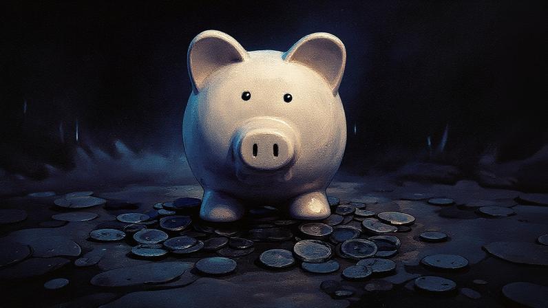 Cofrinho mostra que apenas 32% do total investido no Brasil em 2024 foi alcançado (Foto: Reprodução)