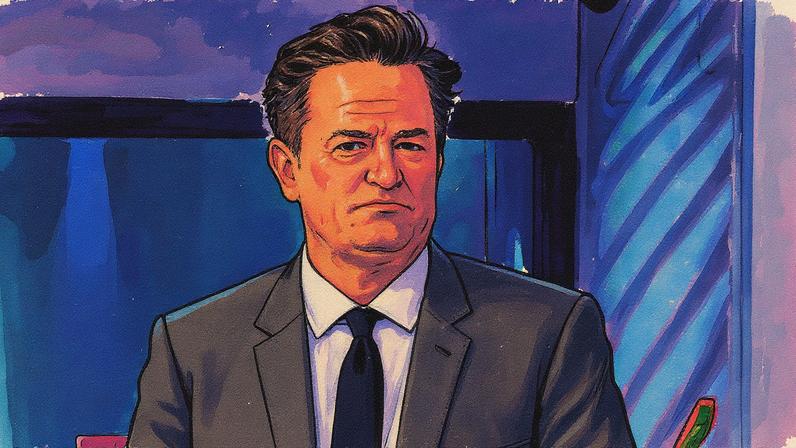 Matthew Perry em um evento em Nova York em março de 2017 (Foto: Reprodução)