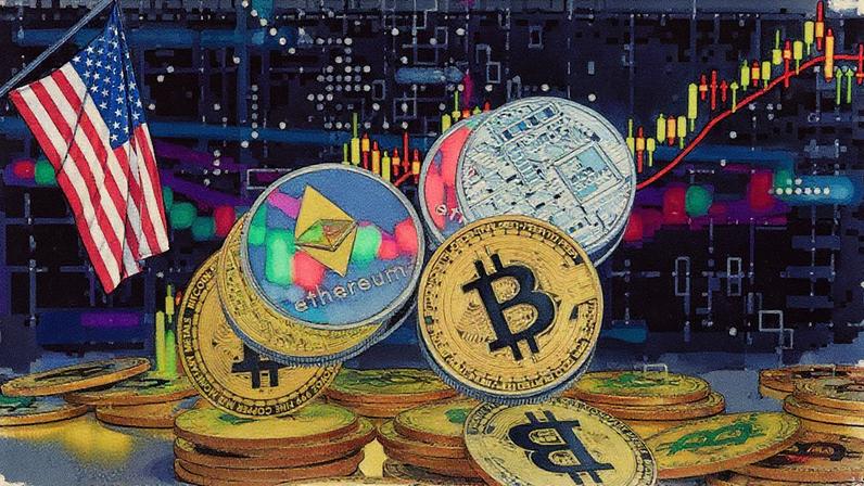 Discussão sobre criptomoedas e juros nos Estados Unidos com Felipe Dantas e Igor Bevilaqua (Foto: Reprodução)