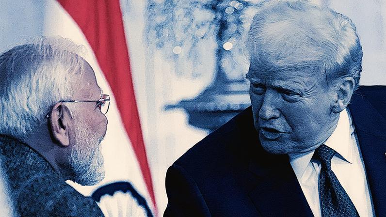 Presidente dos Estados Unidos cumprimenta o primeiro-ministro da Índia em Washington (Foto: Reprodução)