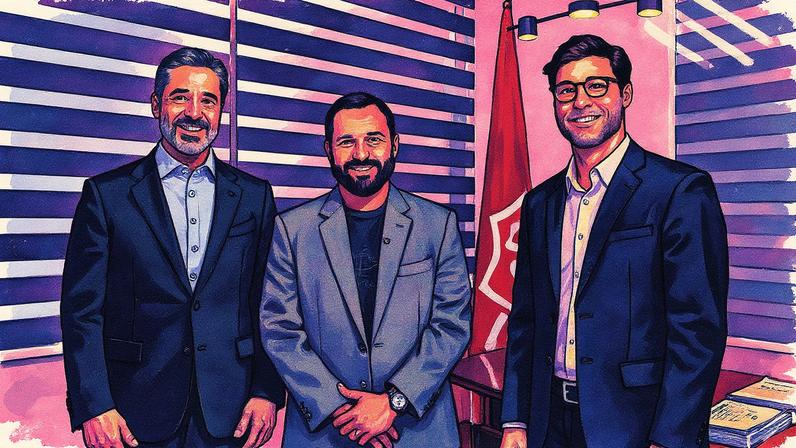 Mário Bittencourt, presidente do Fluminense, recebe documento para criação da SAF (Foto: Reprodução)