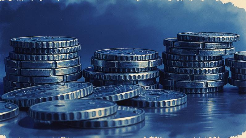 Moedas sobre uma superfície (Foto: Reprodução)