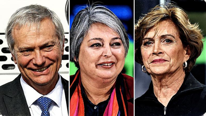 Três candidatos à Presidência do Chile posam para foto: José Antonio Kast, Jeannette Jara e Evelyn Matthei (Foto: Reprodução)