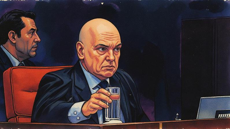Ministro do STF Alexandre de Moraes em evento no dia 3 de setembro de 2025 (Foto: Reprodução)