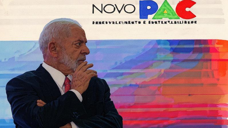 Presidente Luiz Inácio Lula da Silva durante solenidade do Novo PAC (Foto: Reprodução)