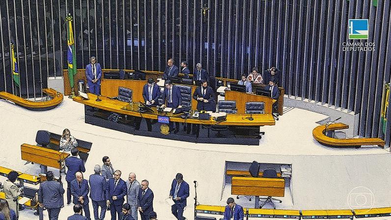 Plenário da Câmara dos Deputados (Foto: Reprodução)