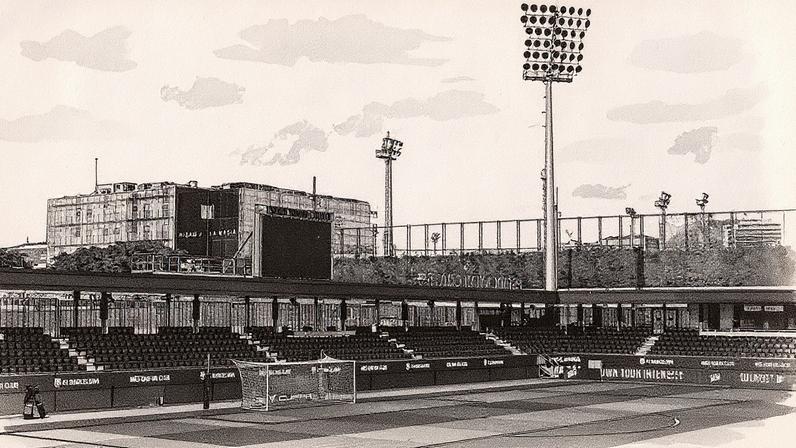 Vista geral do Estadi Johan Cruyff, localizado na cidade esportiva do Barcelona (Foto: Reprodução)