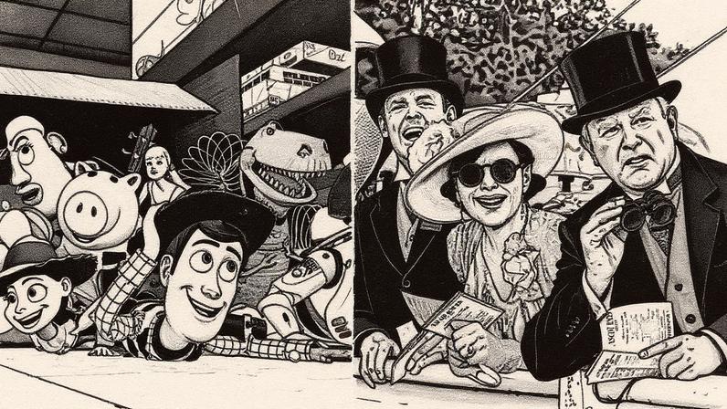 'Toy story' e 'Downtown Abbey: o grande final' (Foto: Reprodução)