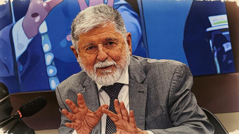 Celso Amorim, assessor internacional de Lula, em uma imagem (Foto: Reprodução)