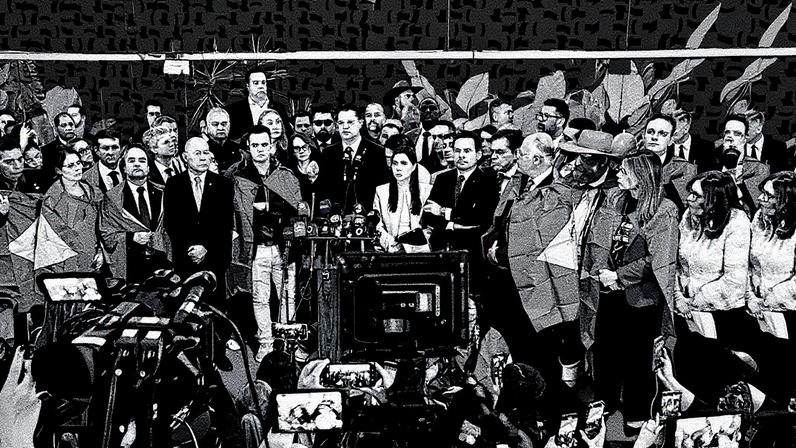 Entrevista da oposição sobre Jair Bolsonaro (Foto: Reprodução)
