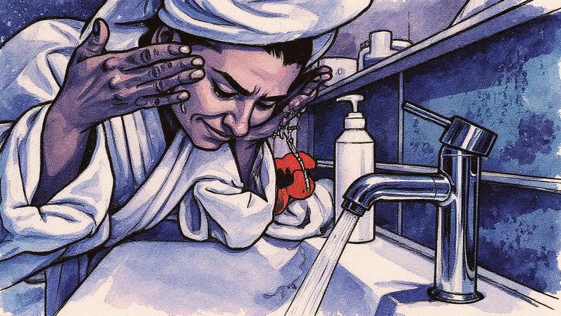 Sabonete facial em destaque sobre uma superfície clara (Foto: Reprodução)