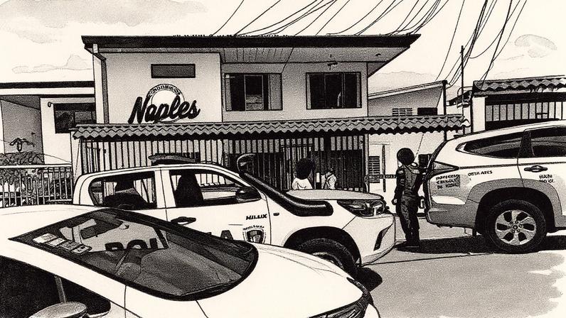Fachada do condomínio onde ocorreu o assassinato do opositor nicaraguense Roberto Samcam (Foto: Reprodução)