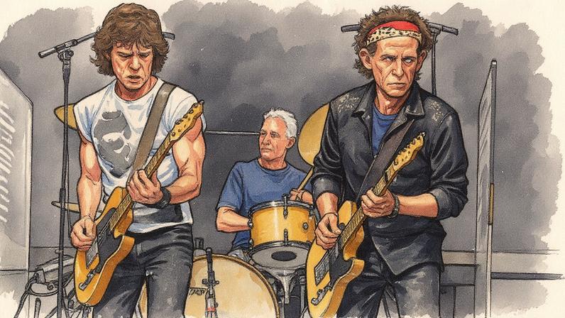 The Rolling Stones anunciaram o relançamento do box set Super Deluxe de seu álbum 'Black and Blue' de 1976, que incluirá seis músicas inéditas (Foto: Reprodução)