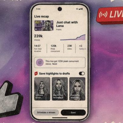 YouTube facilita e torna mais rentável a transmissão ao vivo para criadores