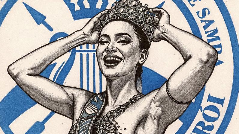 Vanessa Rangeli é a rainha de bateria da Acadêmicos de Niteói — Foto: Divulgação