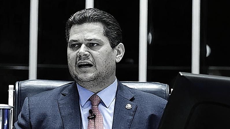 O senador Davi Alcolumbre (União-AP), presidente do Congresso Nacional. Foto: Geraldo Magela/Agência Senado