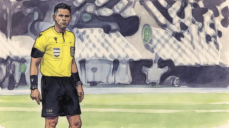 Flávio Rodrigues de Souza apitará duelo entre Internacional e Botafogo (Foto: Jorge Rodrigues/AGIF)