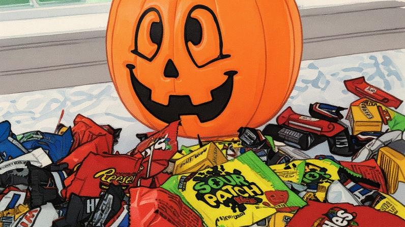 Mais gomas e menos chocolate: como a alta do cacau desafia o setor no Halloween | Doces das marcas Mars, Hershey e Mondelez expostos em Tiskilwa, Illinois, EUA, no domingo, 20 de setembro de 2020. (Foto: Daniel Acker/Bloomberg)