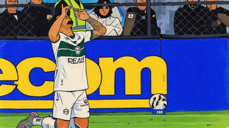 Lucas Ronier comemora gol pelo Coritiba na Série B. Foto: Gabriel Thá/Coritiba