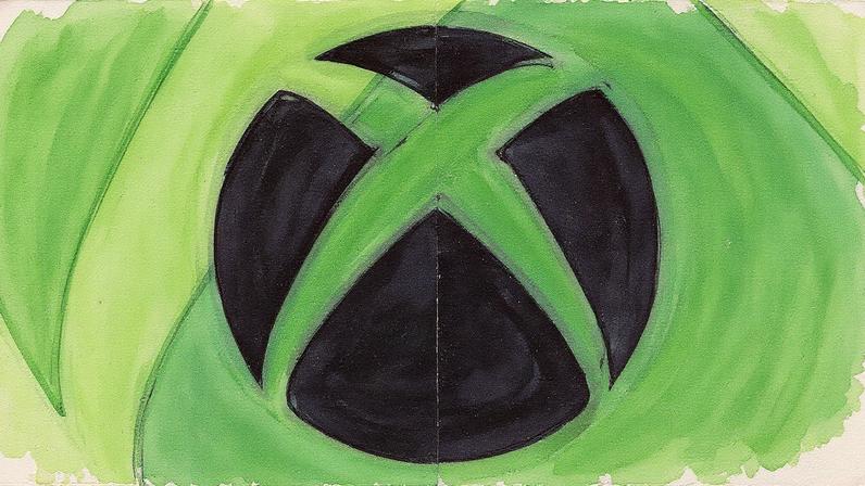 Vector illustration of the Xbox logo.