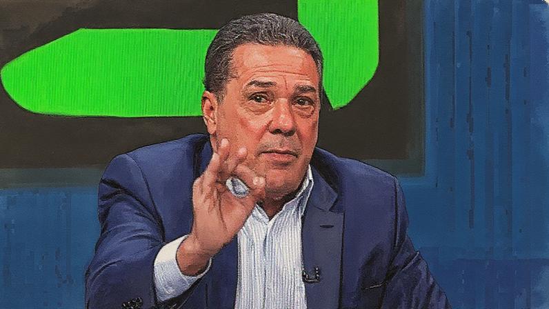 Vanderlei Luxemburgo elogiou Bruno Henrique, do Flamengo (Foto: Reprodução Band)