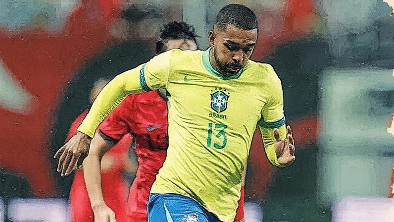 Paulo Henrique faz sua estreia pela Seleção Brasileira (Foto: Rafael Ribeiro/CBF)