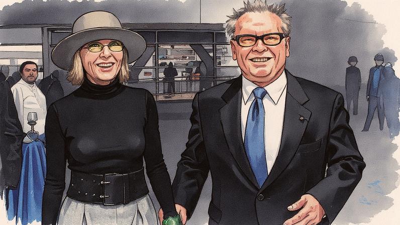 Diane Keaton attended the birthday party of her “Something’s Gotta Give” co-star Jack Nicholson in one of her final public appearances before her death at the age of 79. (The pals are pictured here in 2007.) WireImage
