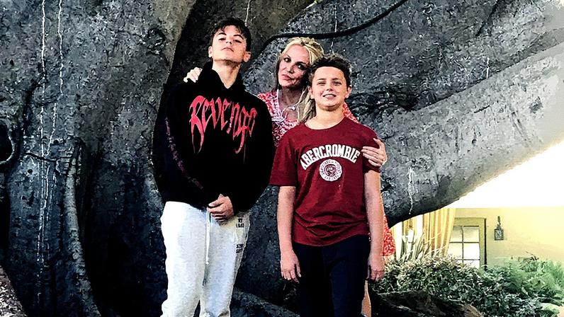 Kevin Federline claims his kids with Britney Spears woke up to the singer watching them sleep while holding a knife. Britney Spears/Instagram