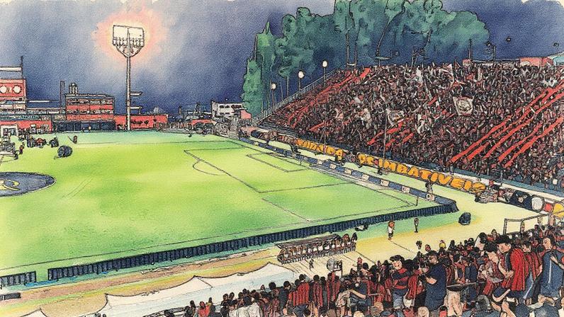 Festa da torcida do Vitória antes da bola rolar no Barradão (Foto: Rafael do Carmo / Lance!)