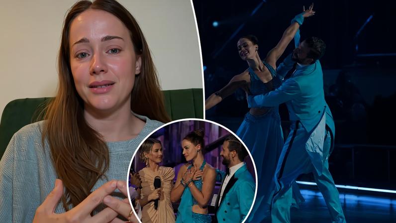 Whitney Leavitt compared her “Dancing With the Stars” elimination to a “breakup” in a tearful video. whitneyleavitt/TikTok
