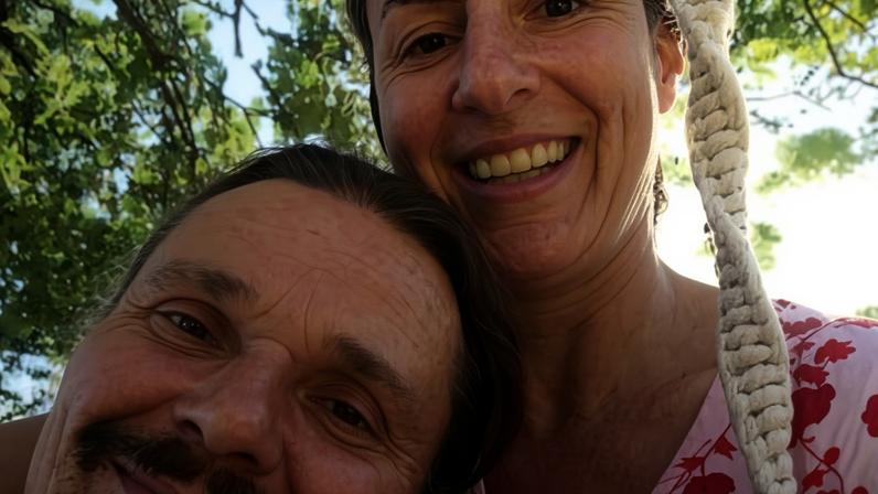 Nathan Trevallion and Catherine Birmingham. Photograph: Supplied