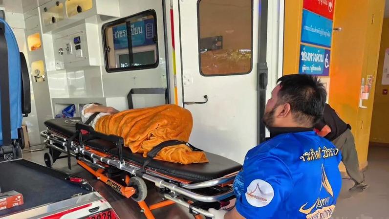 The woman was transferred to a hospital in Nonthaburi province after it was discovered she was still alive in her coffin. Photograph: AP