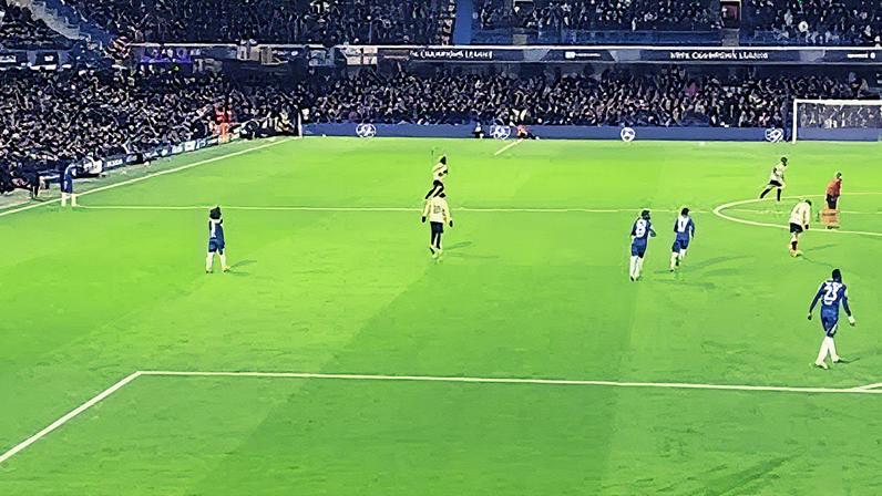 Lamine Yamal contra o Chelsea pela Champions League — Foto: Getty Images