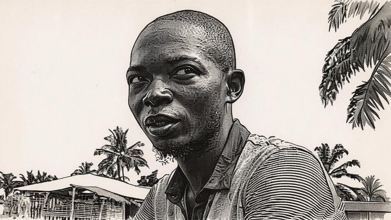 Bope Mpona Héritier, who lost his wife, daughter and mother to Ebola. The DRC has had 16 outbreaks of the disease since the virus’s discovery in 1976. Photograph: Josua Mulala/Guardian