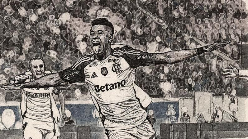 Bruno Henrique marcou um dos gols do Flamengo (Foto: Milena Ferreira/MyPhoto Press/Gazeta Press)