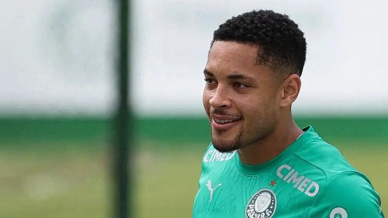 Vitor Roque, atacante do Palmeiras (Foto: Cesar Greco/Palmeiras/by Canon)